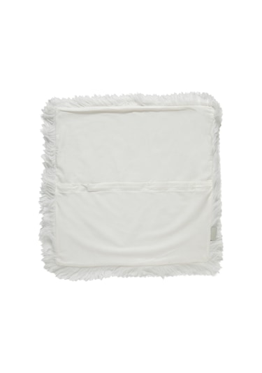 Mudo Home Bonıta Kırlent Kılıfı Beyaz 45x45