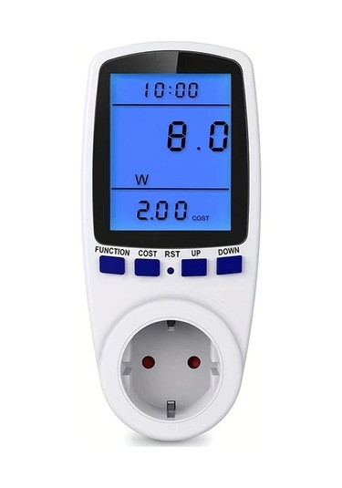 Motion003 Akıllı Ev Enerji Monitörü Arka Işık Versiyonu Ab Fişi Aşırı Yük Koruması