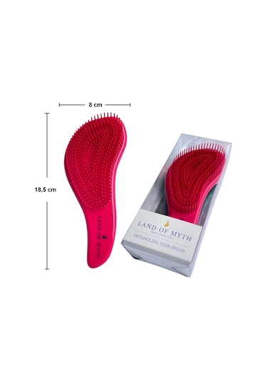 Land Of Myth Lom11017 Dolaşık Saç Açma Tarağı Gradient Kırmızı