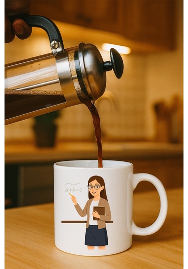 Meslek Baskılı Kupa Kadın Öğremten