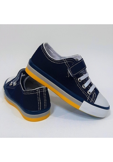 Fiyra 9002 Lacivert Keten Sneaker Cırtlı Çocuk Spor Ayakkabı Lacivert