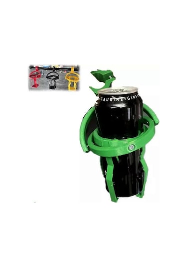 Jiroskopik Bardak Tutucu, Gyrgo Bardak Tutucu Genişletici, 3d Baskılı Yeşil