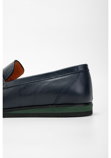 Valmenti Erkek Lacivert Hakiki Deri Casual Ayakkabı 537 3379 Erk Ayk Sk23/24 Lacivert