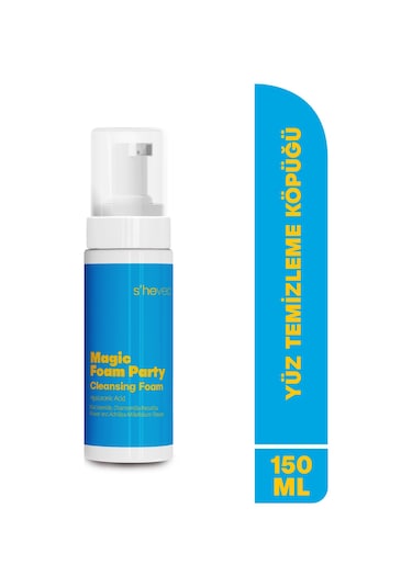 She Vec Magic Foam Party Nemlendirici Yüz Temizleme Köpüğü 150 ML