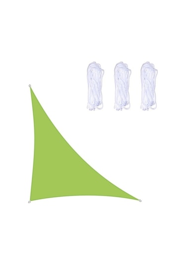 Novahub Üçgen Bahçe Gölgelik, 3m X 3m X 4.3m, Su Geçirmez, Anti-uv, Kırmızı Kırmızı