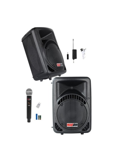 Lastvoice Ample-15ap Taşınabilir Seyyar Portatif Mikrofonlu Elektrikli Ses Sistemi Hoparlör 1000 Watt