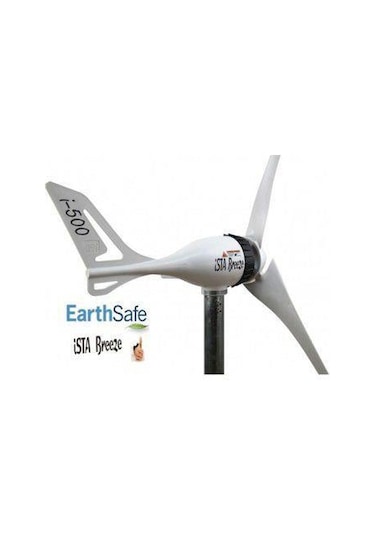 I-500 Watt 12V-24Volt Rüzgar Türbini + Hibrit Şarj Kontrol Cihazı