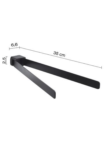 Pirenei Havluluk, Ikili, 35.9cm - Mat Siyah