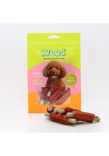Wooc Kuzu Kaburga Köpek Ödülü 75 Gr