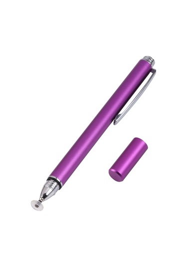 Rogfer Evrensel Silikon Disk Uç Kapasitif Stylus Kalem Mor