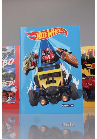 Yeni Sezon Lisanslı Hot Wheels A6 Çizgili Not Defteri