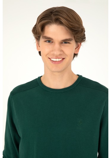 U.s. Polo Assn. Erkek Yeşil Kazak /triko 50288888-vr054 Yeşil