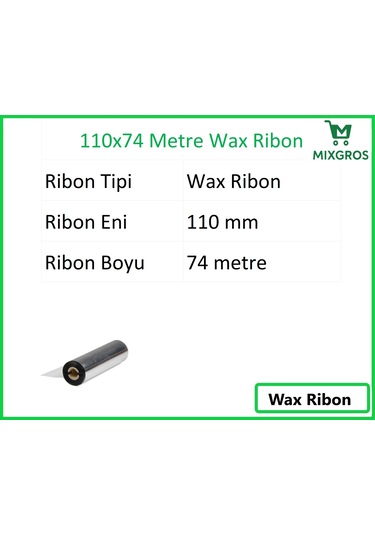 110x74 Metre Wax Ribon 1 Adet 1