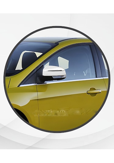 Ford Focus 3-3.5 2011 Üzeri Ayna Kapağı Kromu 2 Parça Abs Krom