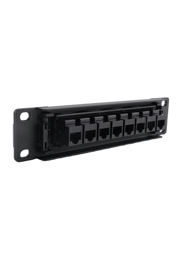 Portlu Düz Geçişli Cat6 Patch Panel Rj45 Ağ Kablosu Adaptörü