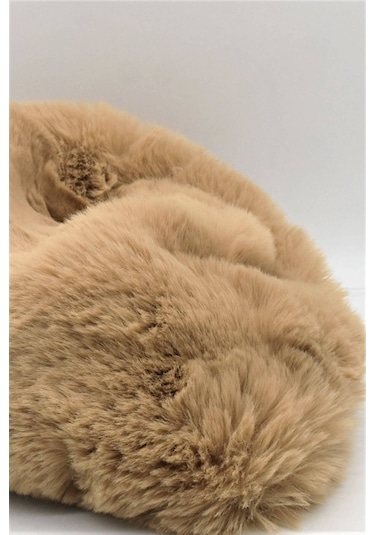 Kadın Cossack Kalpak Kürklü Kahve Şapka Kahve Standart