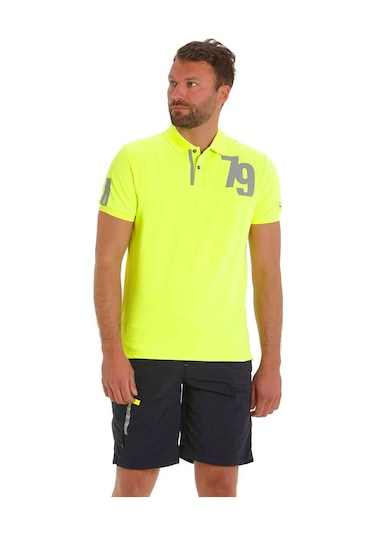 Slam Slam Polo G75 Erkek Sarı Polo Tişört 27243 Sarı