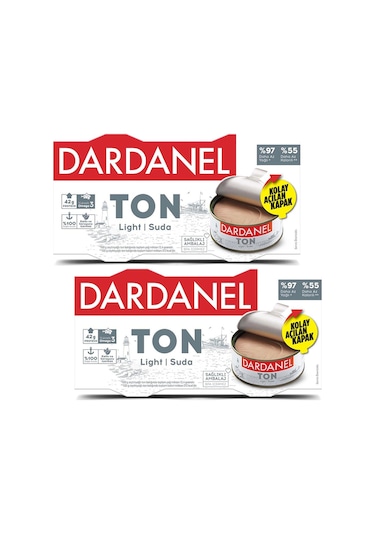 Dardanel Ligtht Ton Balığı 2 x 140 G 2 Adet
