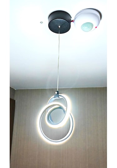 Led Avize Beyaz Işık Mutfak Salon Çocuk Odası Lambası Altın Sarısı