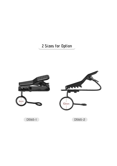 Andoer Ey-j06a Tekli 10mm Kablolu Yaka Mikrofonu Klipsi D5165-2