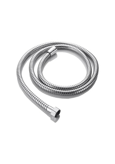 1.sınıf Dayanıklı Spiral Duş Hortumu Metal Örgülü 1.5 M Kyk1012 Gümüş