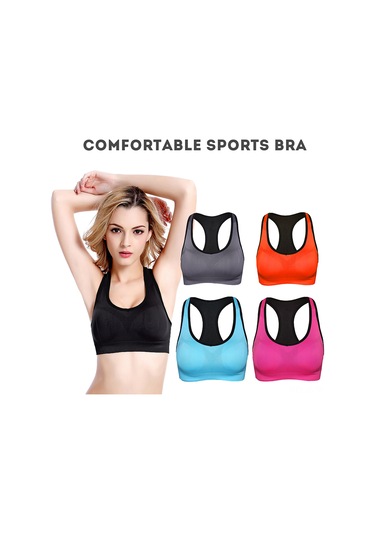 Jeemson Kadınlar İçin Nefes Alabilir Yoga Spor Sütyeni - Çıkarılabilir Pedli I Sırt Tasarımı Diğer