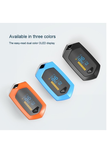 Sones Taşınabilir Pulsioximetro Parmak Spo2 Nabız Oksimetresi Mavi