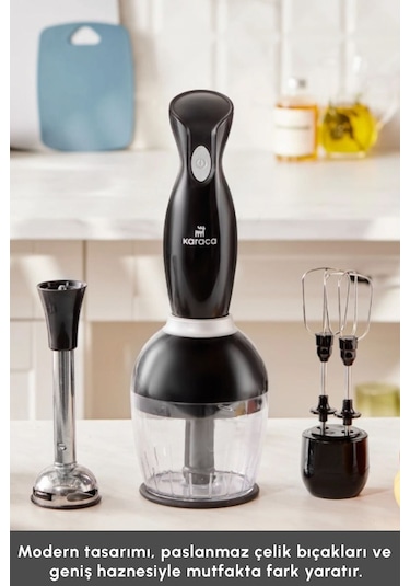 Karaca Profoodmix 1000 W 3'lü Blender Set