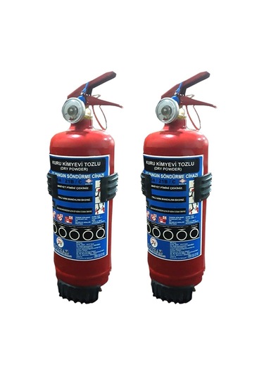 Yangın Tüpü Söndürücü 1KG 2'li - 2022 Üretim 2026 T