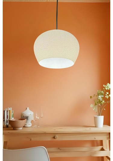 Rustik İskandinav Serisi Beton Görünümlü Tekli Avize Sarkıt Çevre Dostu Avize Salon Mutfak Çok Renkli