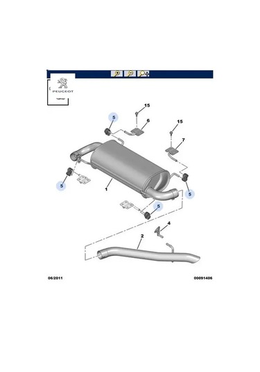 Egzoz Aski Lastiği Boxer 06- Peugeot 1755.l8 Fıat, Cıtroen, Alfa Romeo, Peugeot, Opel 1755.s9