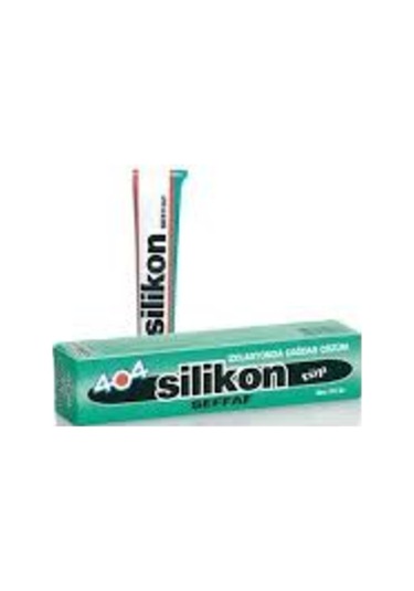 404 Seffaf Silikon Tüp 55 Ml Kutu Ambalaj Çok Renkli