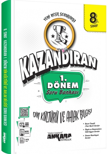 Ankara Yayıncılık Lgs Kazandıran 8.sınıf 1.dönem Din Kültürü Ve Ahlak Bilgisi Soru Bankası