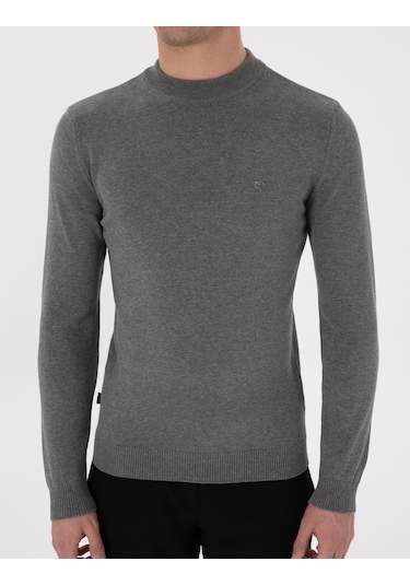 Pierre Cardin Erkek Gri Melanj Kazak /triko 50296564-vr086 Gri Melanj