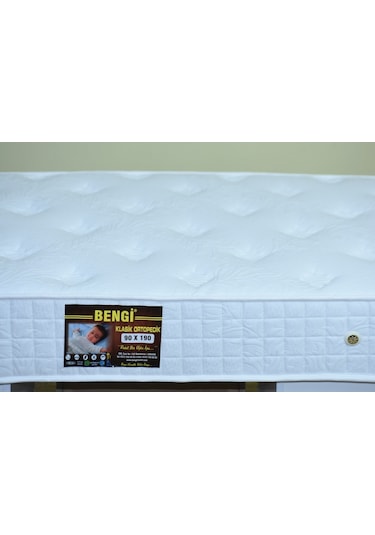 Bengimobilya Yatak Tek Kişi Safir 100*200 Soft Model Ortopedik Pamuk Ku...