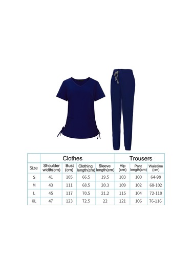 Suntek Magideal Kadın Kese Setleri Hemşire İş Elbisesi Lacivert