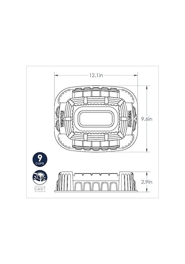 Nordicware Stadyum Kek Kalıbı