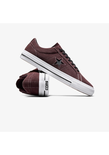 Converse One Star Pro Unisex Kahverengi Süet Günlük Sneaker A10575c Kahverengi
