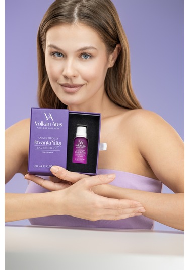 Volkan Ates Natural & Beauty Lavandula Angustifolia Saf Lavanta Yağı İçten Damlalıklı 20 Ml
