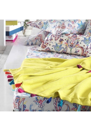 Iyi Geceler Istanbul Up Style Çift Kişilik Pike Takımı Sarı