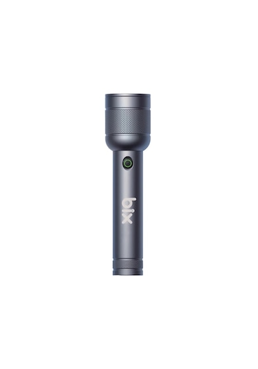 Bix Bx2186fl 3w Led Max. 910 Lümen Şarjlı Uzun Menzilli El Feneri Gri