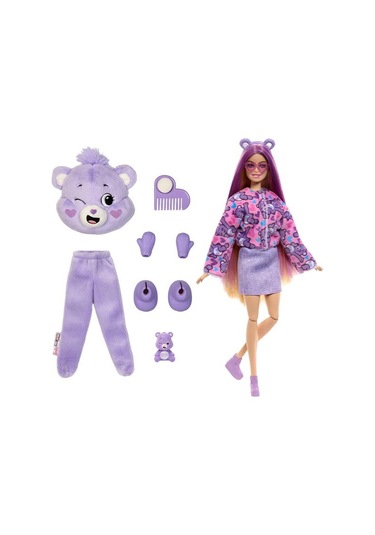 Barbie Cutie Reveal Sevimli Ayıcıklar Serisi Mor Jcn94