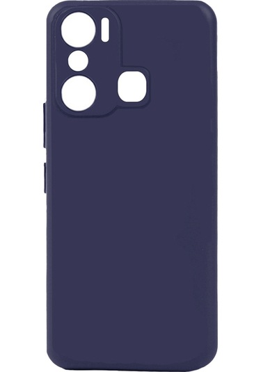 Forzacase Infinix Hot 20i Uyumlu Maxim Serisi Mat Silikon Kılıf Lacivert