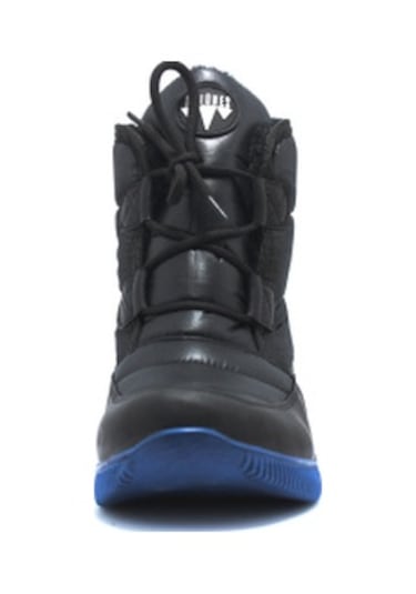 KHIONES MAVİ TABAN SİYAH BAĞCIKLI ERKEK KAR BOTU Siyah