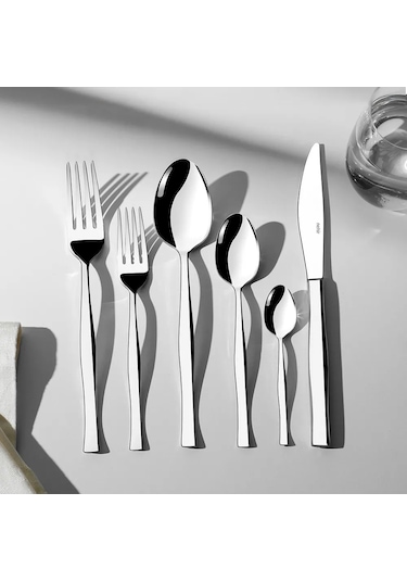 Nehir Zarif Sade 6 Kişilik 36 Parça Çatal Kaşık Bıçak Takımı
