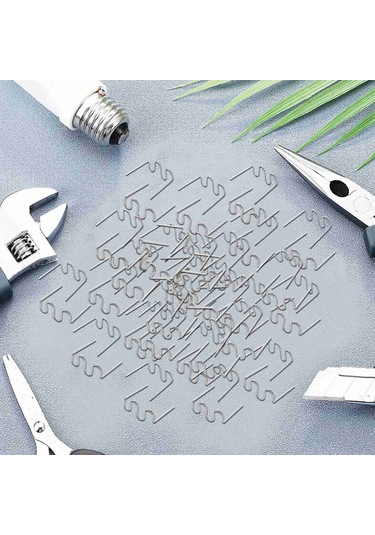 Xurunkeji Sıcak Zımba Plastik Tamiri İçin 1000 Adet Zımba Teli Dalga Zımba Teli Tampon Gövde Tamirleri 0,8-0,6 Mm S Dalga Zımba Teli