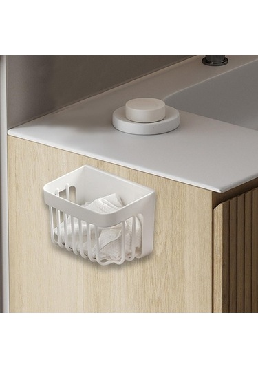 Pazly Suntek Rafı Organizatör Lavabo Duş Dayanıklı Banyo Ag Beyaz