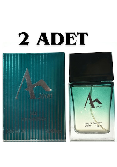 Akat 2000 Yeşil Erkek Parfüm EDT 2 x 100 ML
