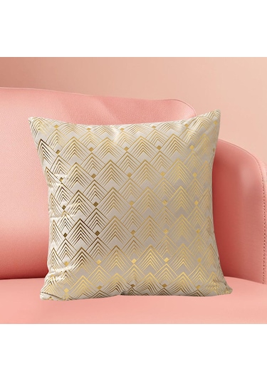 Suntek Atmak Yastık Örtüsü Minder 18 Inç Minimalist Bej Bej