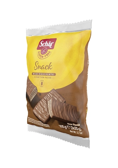 Schar Snack Glutensiz Çikolata Kaplı Fındıklı Gofret 6'lı 3 x 35 G
